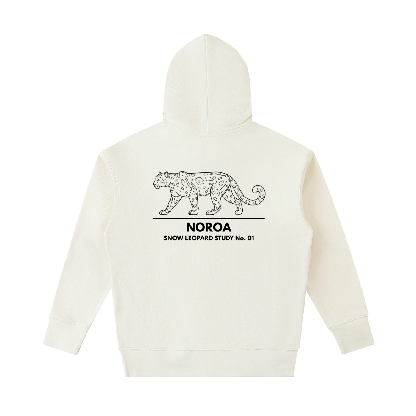 Snow Leopard Study No. 01 Heavyweight Hoodie