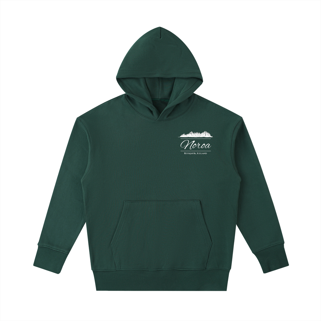 Iceland Mountains Cotton Hoodie