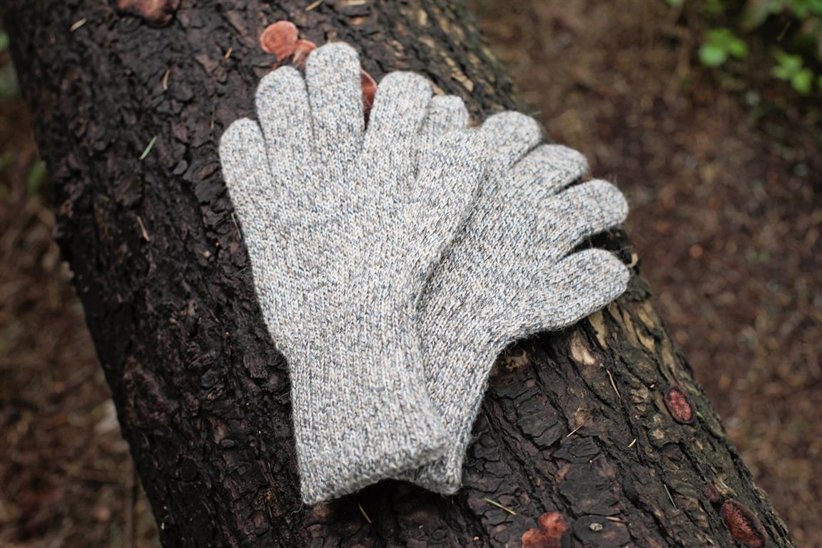 Alpaca Double-Thick Reversible Gloves